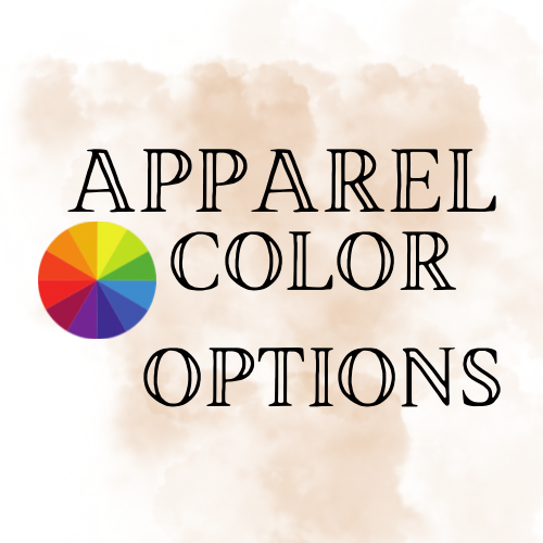 Apparel Color/Style Options